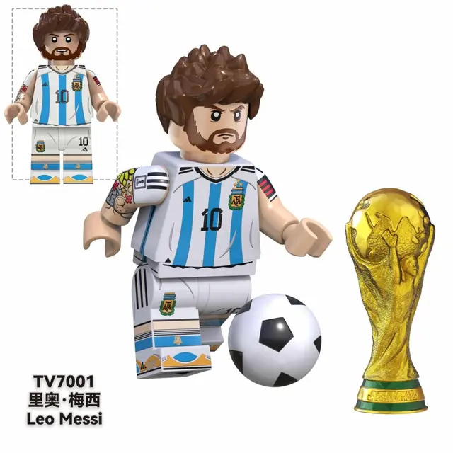 Lionel Messi Small Mini DIY Figure