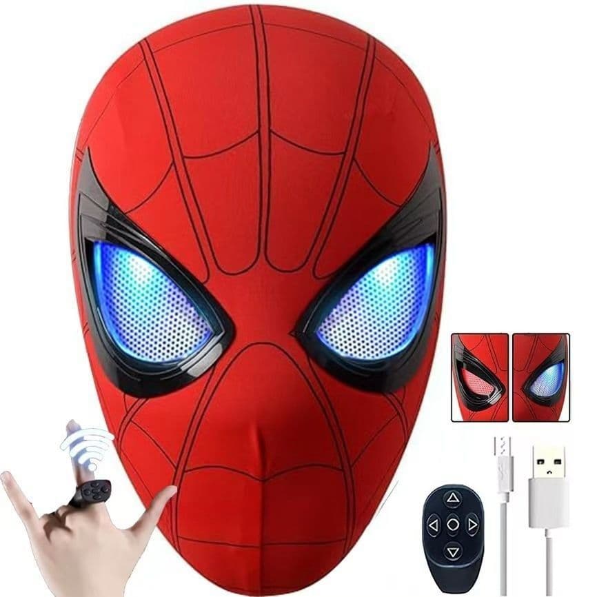 Tom Holland Spiderman Mask Red (With Remote) 2