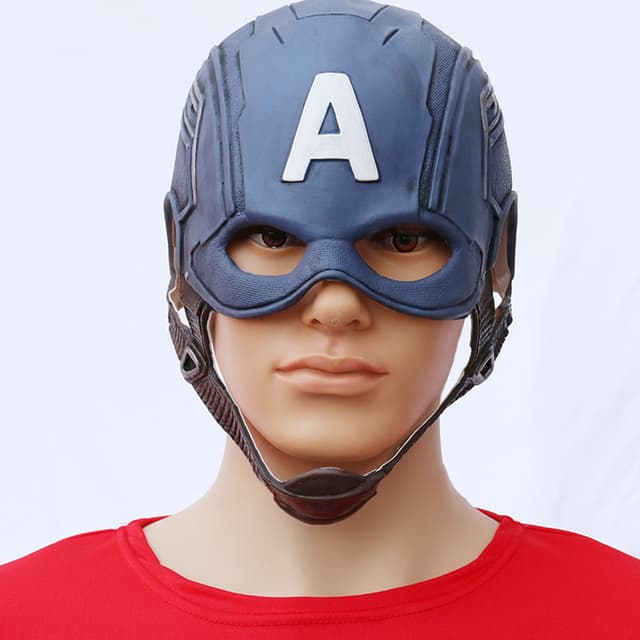 Captain America Mask Headgear Costume